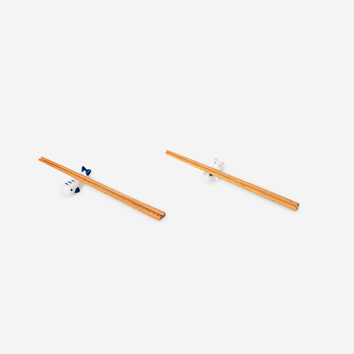 Cat and fish chopstick holders - 2 pcs Kitchen Flying Tiger Copenhagen 