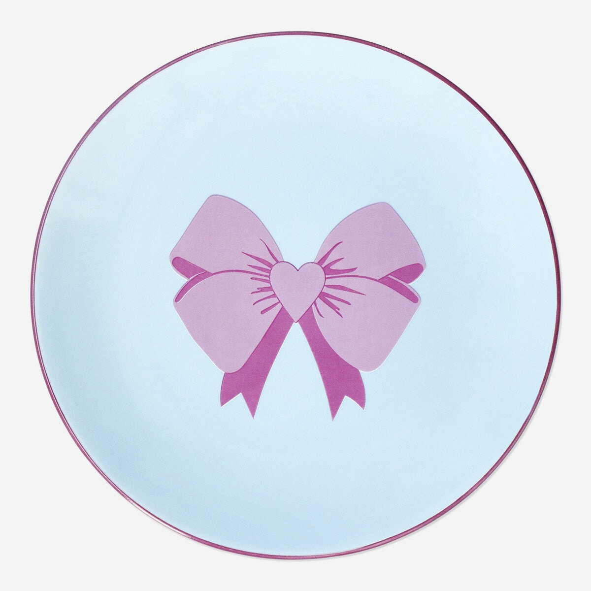 Porcelain plate with bow Kitchen Flying Tiger Copenhagen 