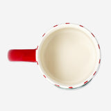 Flying Tiger Copenhagen Christmas tree mug, 400 ml ceramic kitchen cup with festive holiday design.