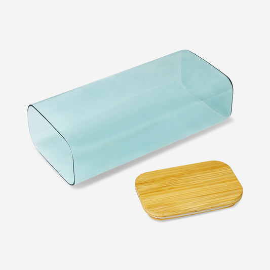 Designer Collection - Contenitore in vetro verde con coperchio - 2,3 L