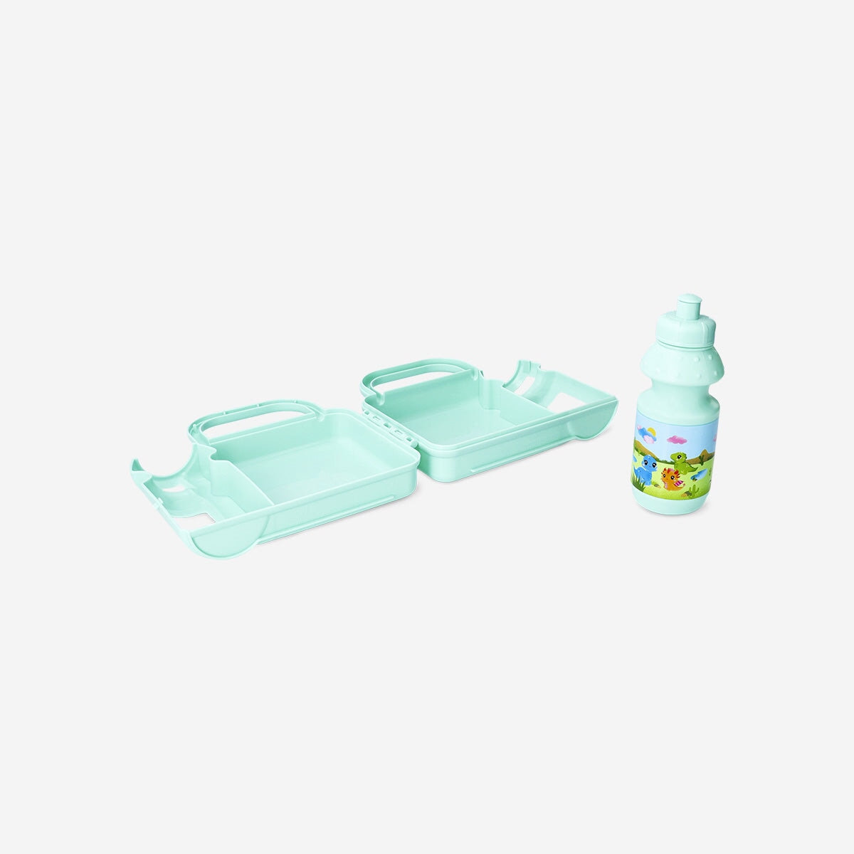 Dinosaur lunchbox kit with water bottle Kitchen Flying Tiger Copenhagen 