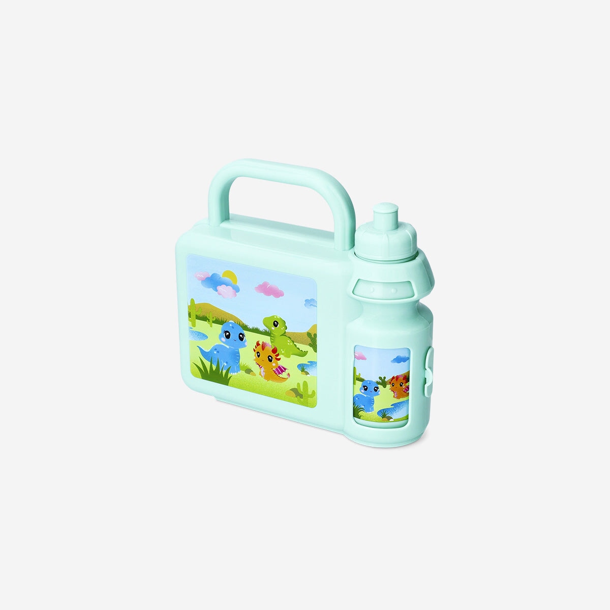 Dinosaur lunchbox kit with water bottle Kitchen Flying Tiger Copenhagen 