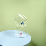 Drinking glass with embossed bow inside Kitchen Flying Tiger Copenhagen 