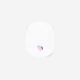 Drinking glass with embossed heart - 480 ml Kitchen Flying Tiger Copenhagen 