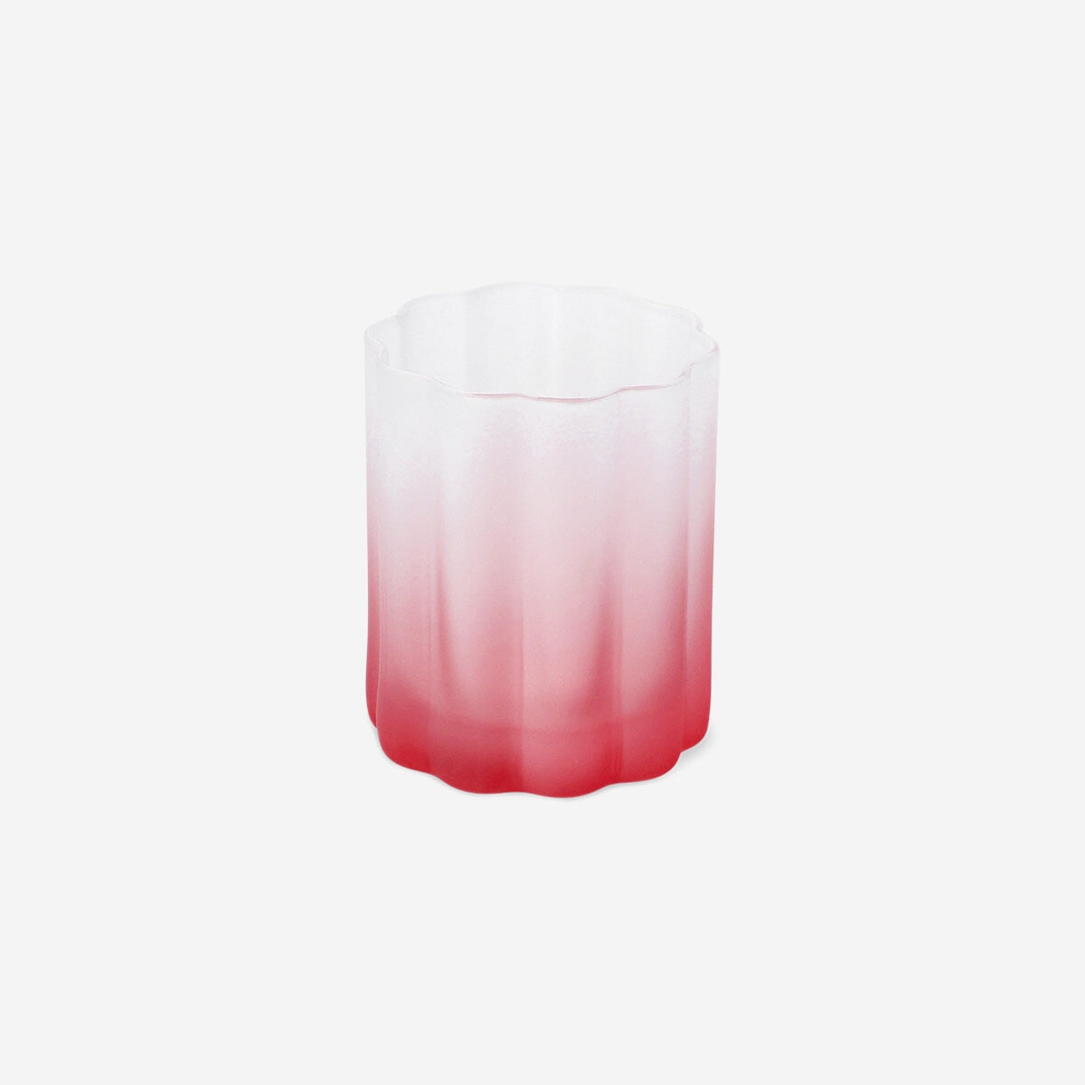 Drinking glass with frosted pink finish Kitchen Flying Tiger Copenhagen 