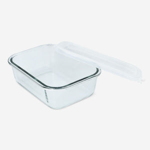 Small kitchen food container by Flying Tiger Copenhagen, with a clear lid and compact design for storing snacks or leftovers.