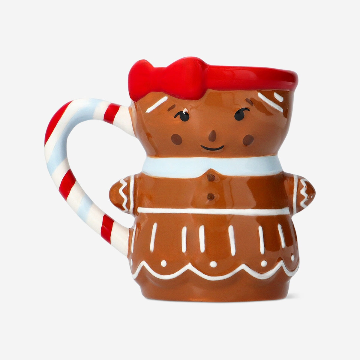 Gingerbread girl mug from Flying Tiger Copenhagen, 340 ml kitchen cup with festive gingerbread design.