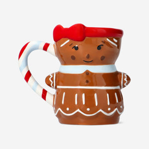 Gingerbread girl mug from Flying Tiger Copenhagen, 340 ml kitchen cup with festive gingerbread design.
