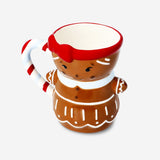 Gingerbread girl mug from Flying Tiger Copenhagen, 340 ml ceramic kitchen cup with festive gingerbread design.