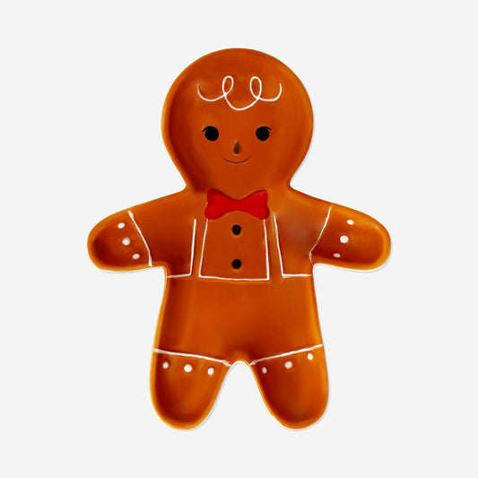 Gingerbread man serving plate - 26 cm