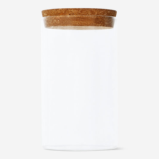 Glass Jar with Cork Lid - 750 ml