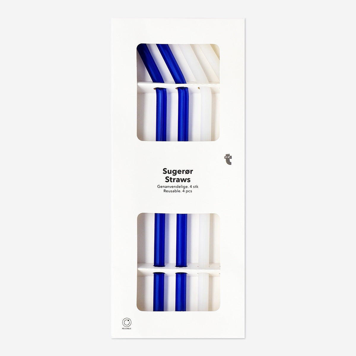 Glass straws - 4 pcs Kitchen Flying Tiger Copenhagen 