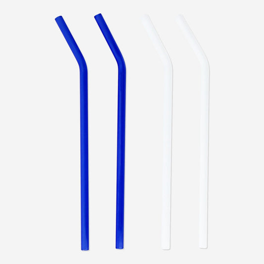 Glass straws - 4 pcs