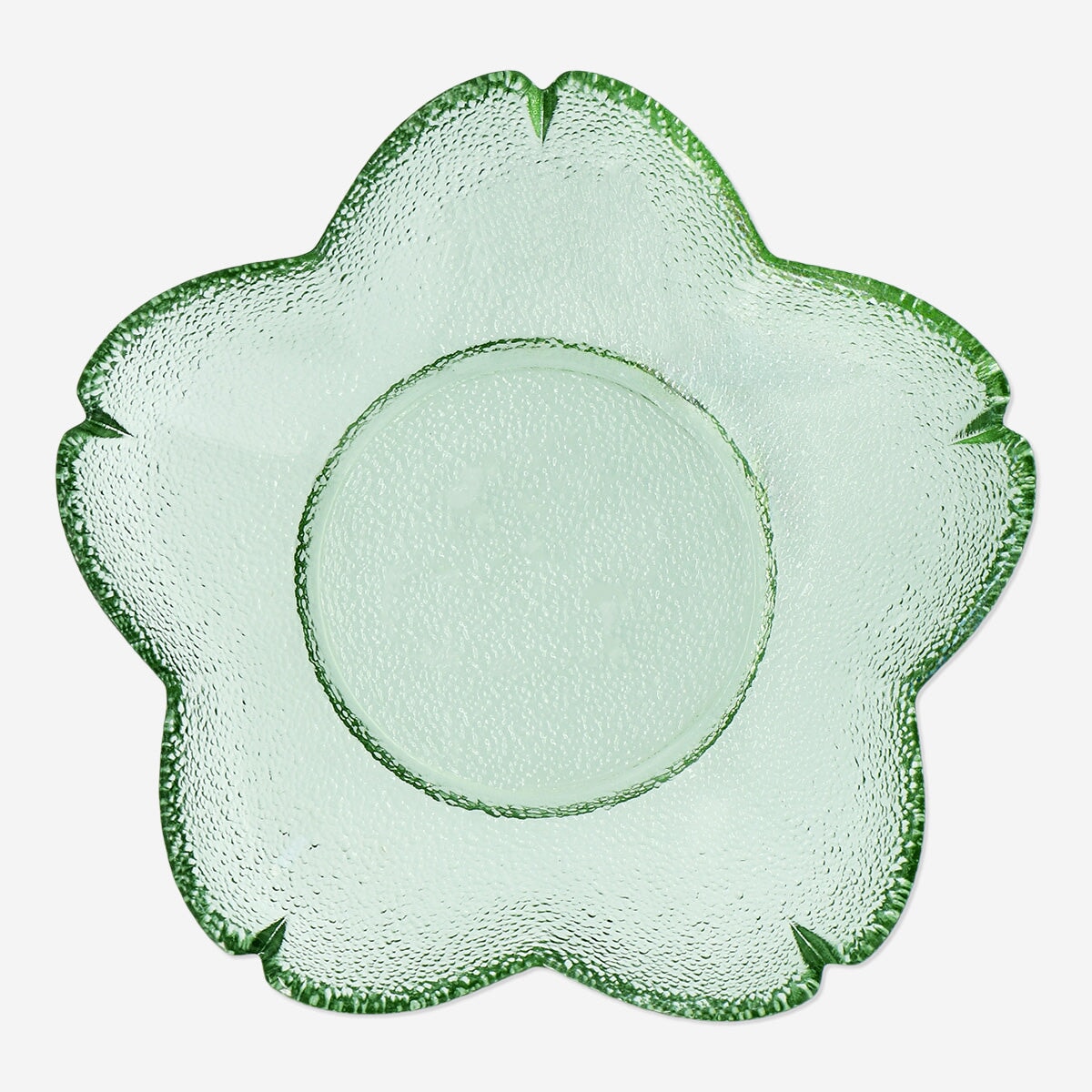 Green flower plate - 17 cm Kitchen Flying Tiger Copenhagen 