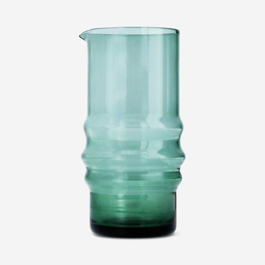 Green glass jug - 800 ml