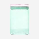 Green glass storage jar - 900 ml
