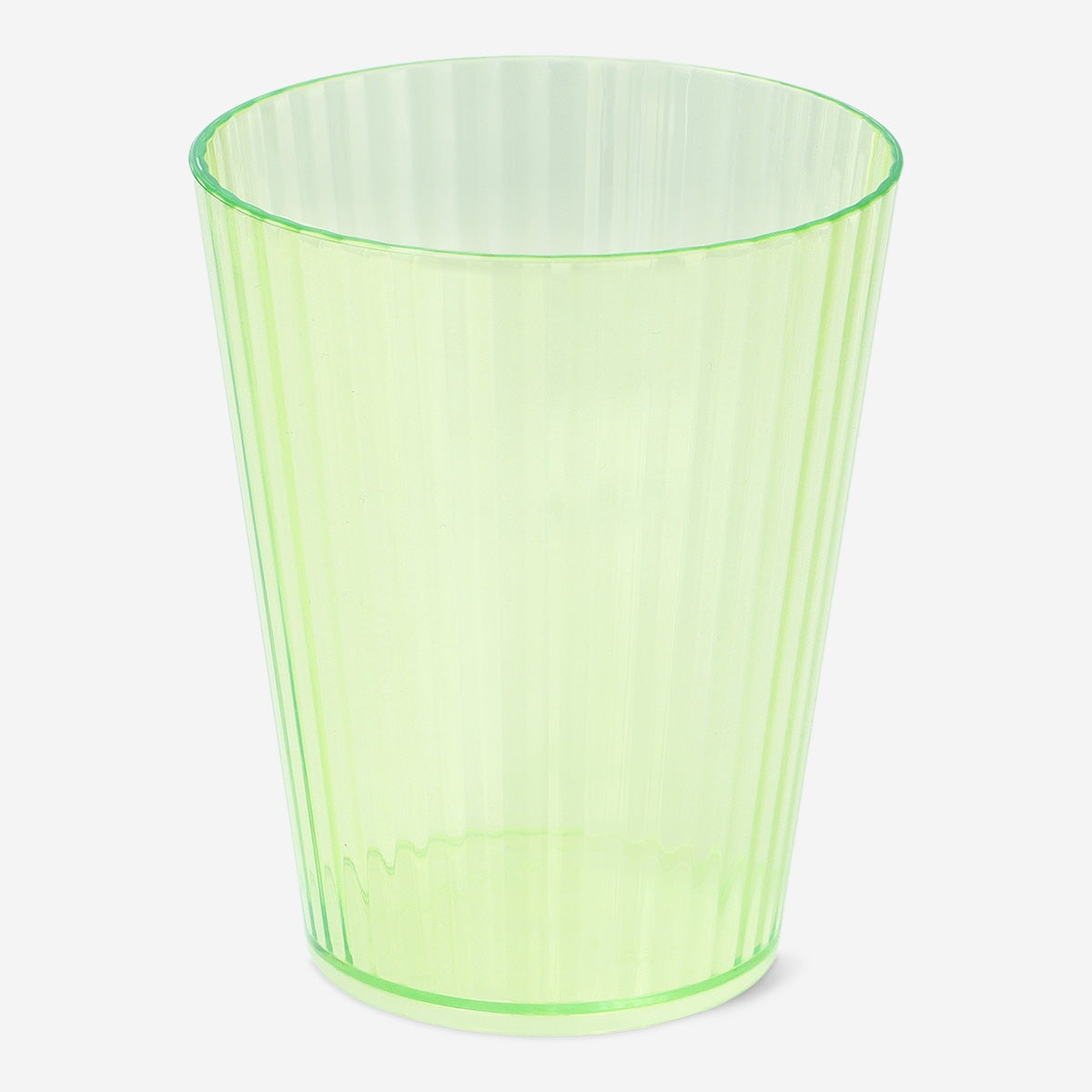 Green plastic drinking glass Kitchen Flying Tiger Copenhagen 