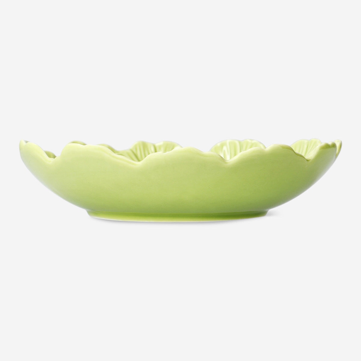 Green salad bowl with flowers - Large Kitchen Flying Tiger Copenhagen 