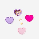 Heart shaped snack boxes - 5 pcs Kitchen Flying Tiger Copenhagen 