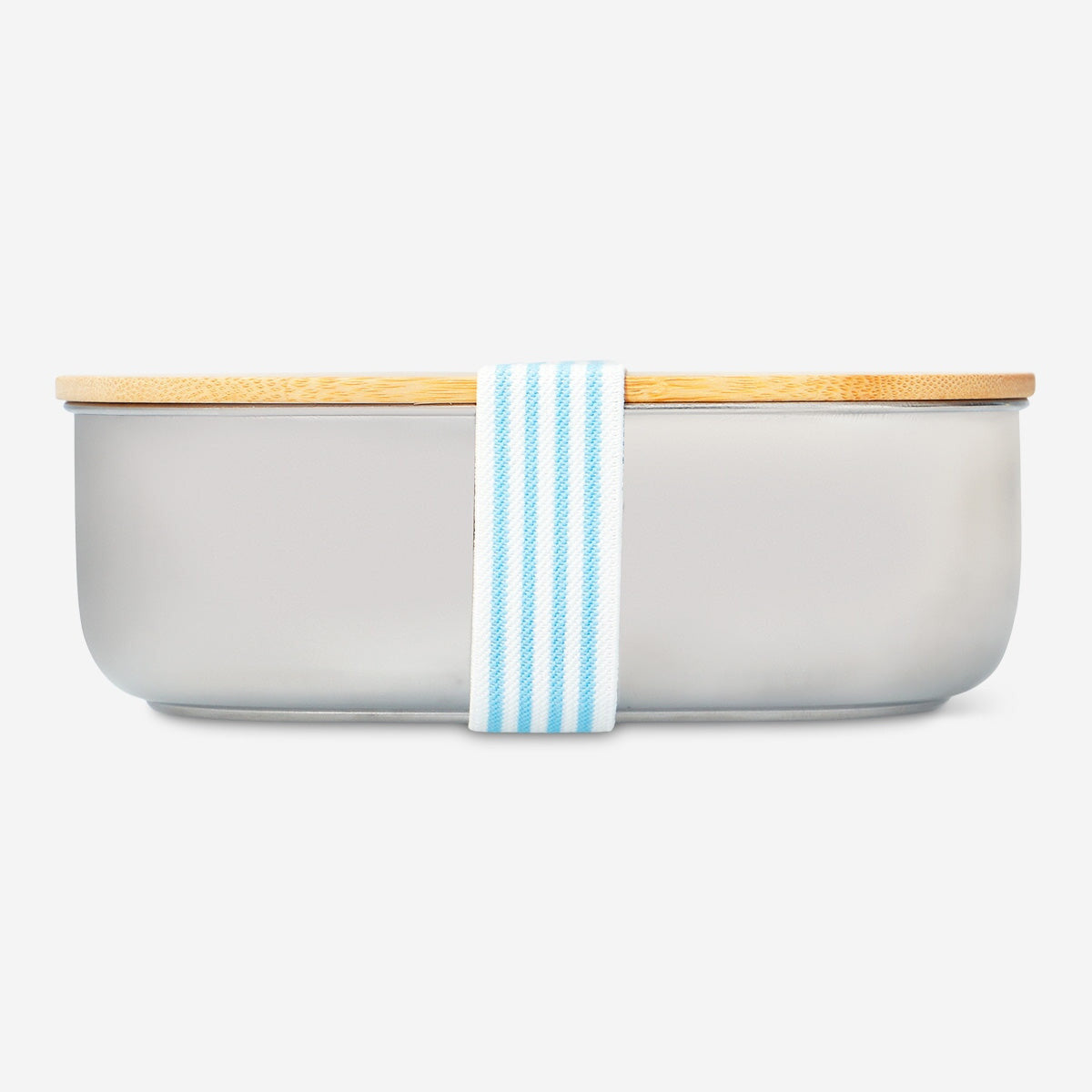 Metal Lunchbox with Bamboo Lid – Stylish & Dishwasher Safe