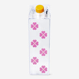 Milk carton shaped pink drinking bottle - 500 ml Kitchen Flying Tiger Copenhagen 