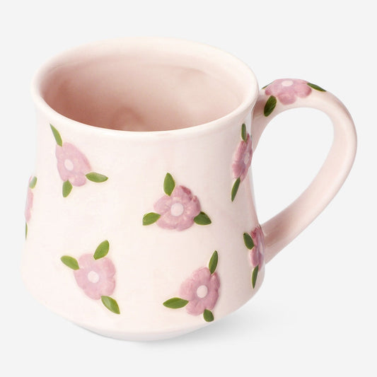 Tazza con fiori di ciliegio in rilievo - 320 ml