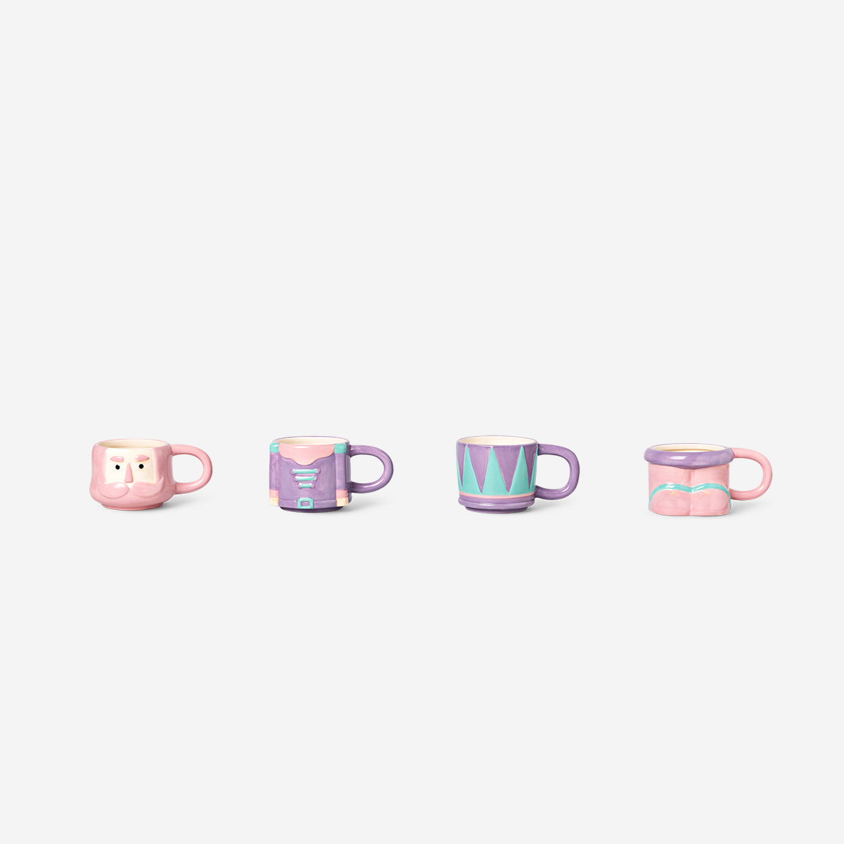 Nutcracker mugs - 4 pcs
