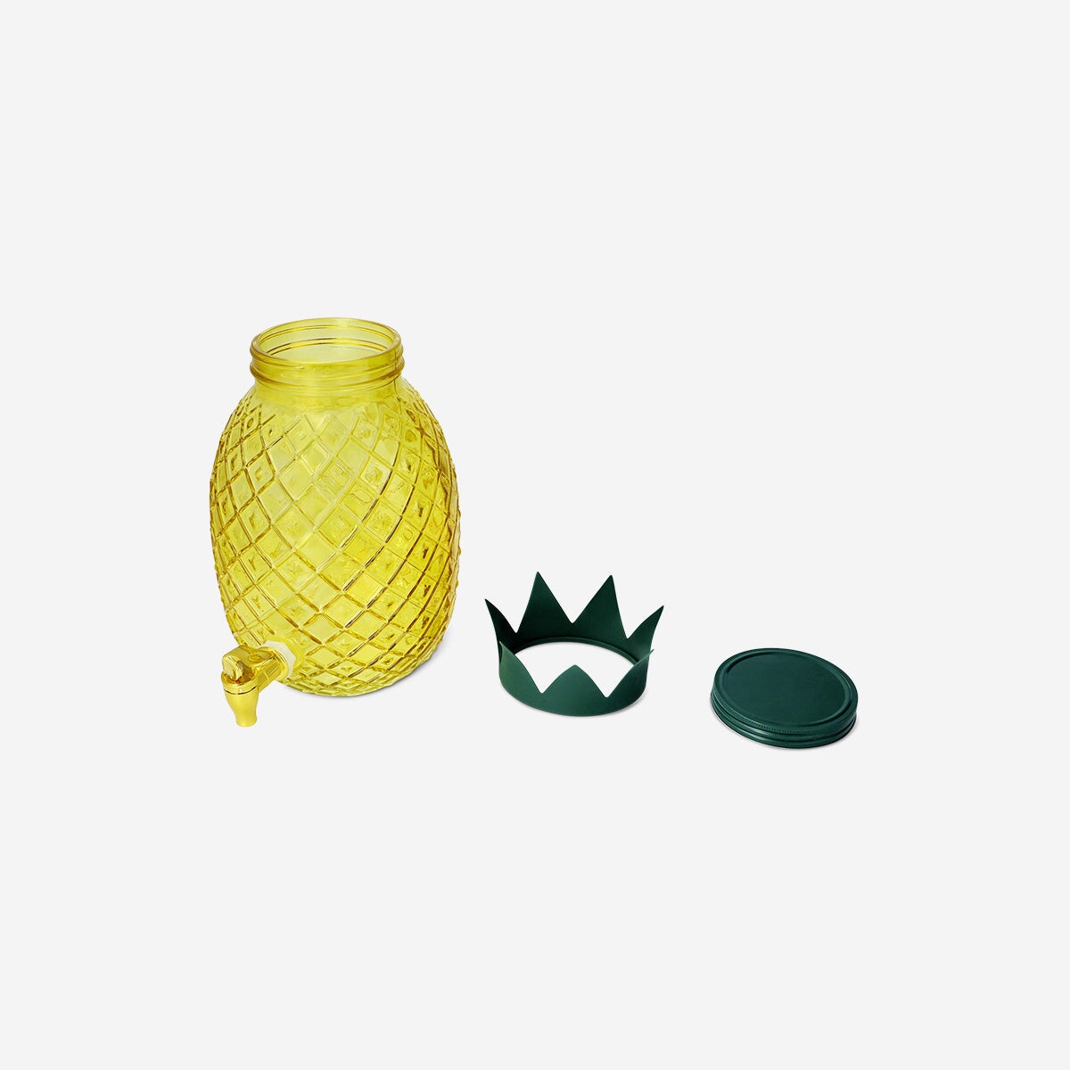 Pineapple shaped drink dispenser - 4.5 L Kitchen Flying Tiger Copenhagen 