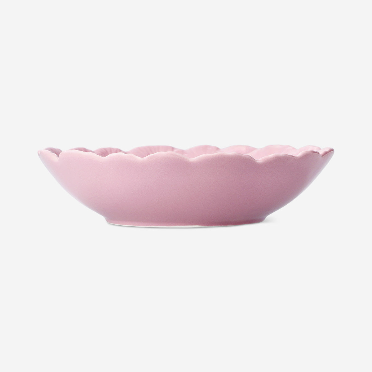 Pink flower bowl - 19 cm