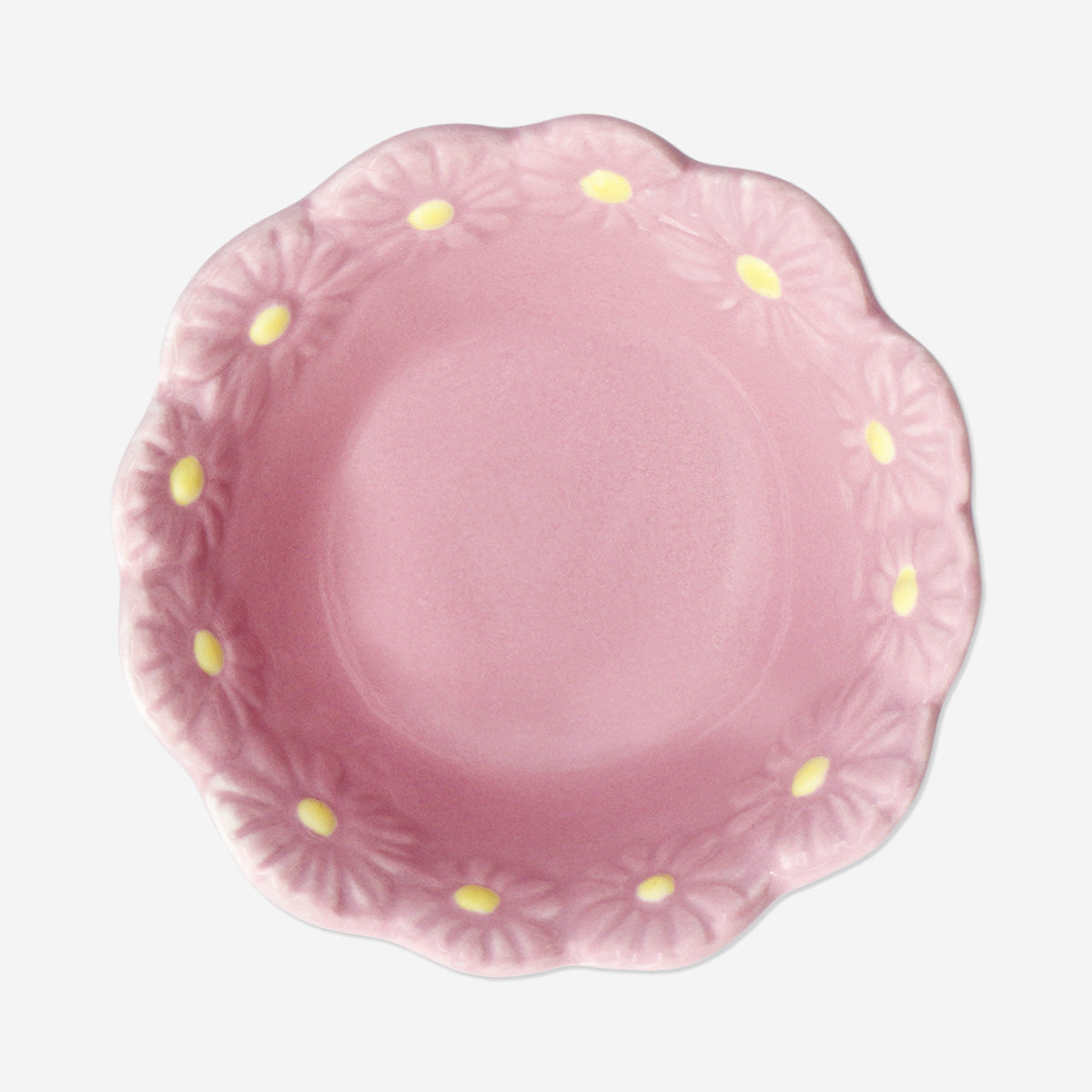 Pink flower bowl - 9 cm