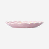 Pink flower plate - 19 cm