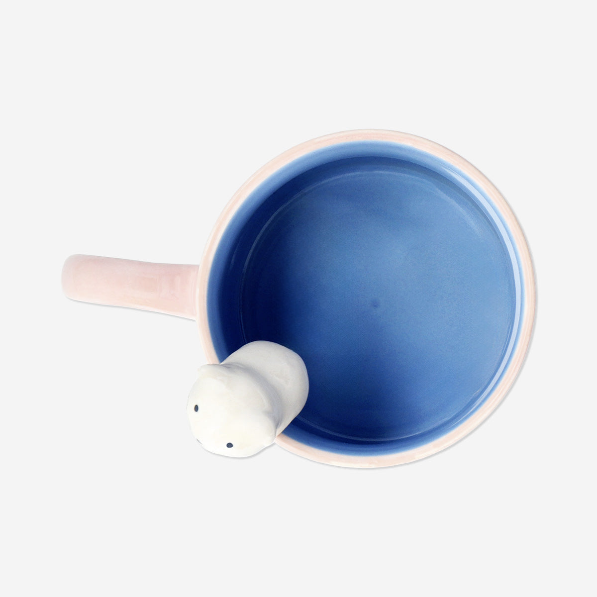 Pink mug with 3D cat - 465 ml – Flying Tiger Copenhagen