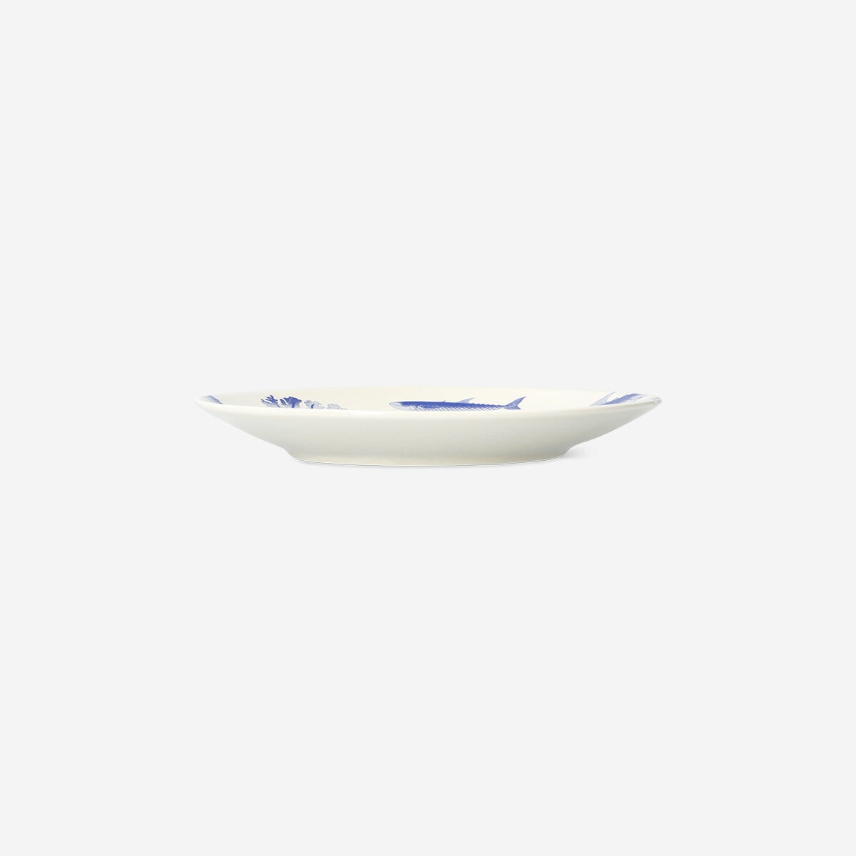Plate with blue fish print - 16 cm Kitchen Flying Tiger Copenhagen 