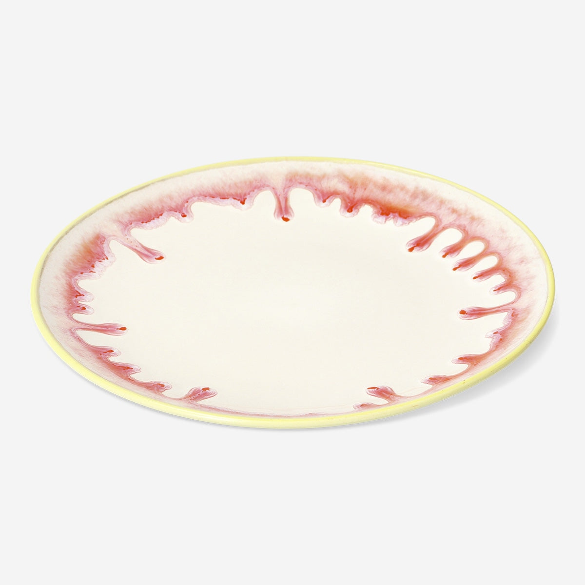 Plate with dripping glaze Kitchen Flying Tiger Copenhagen 