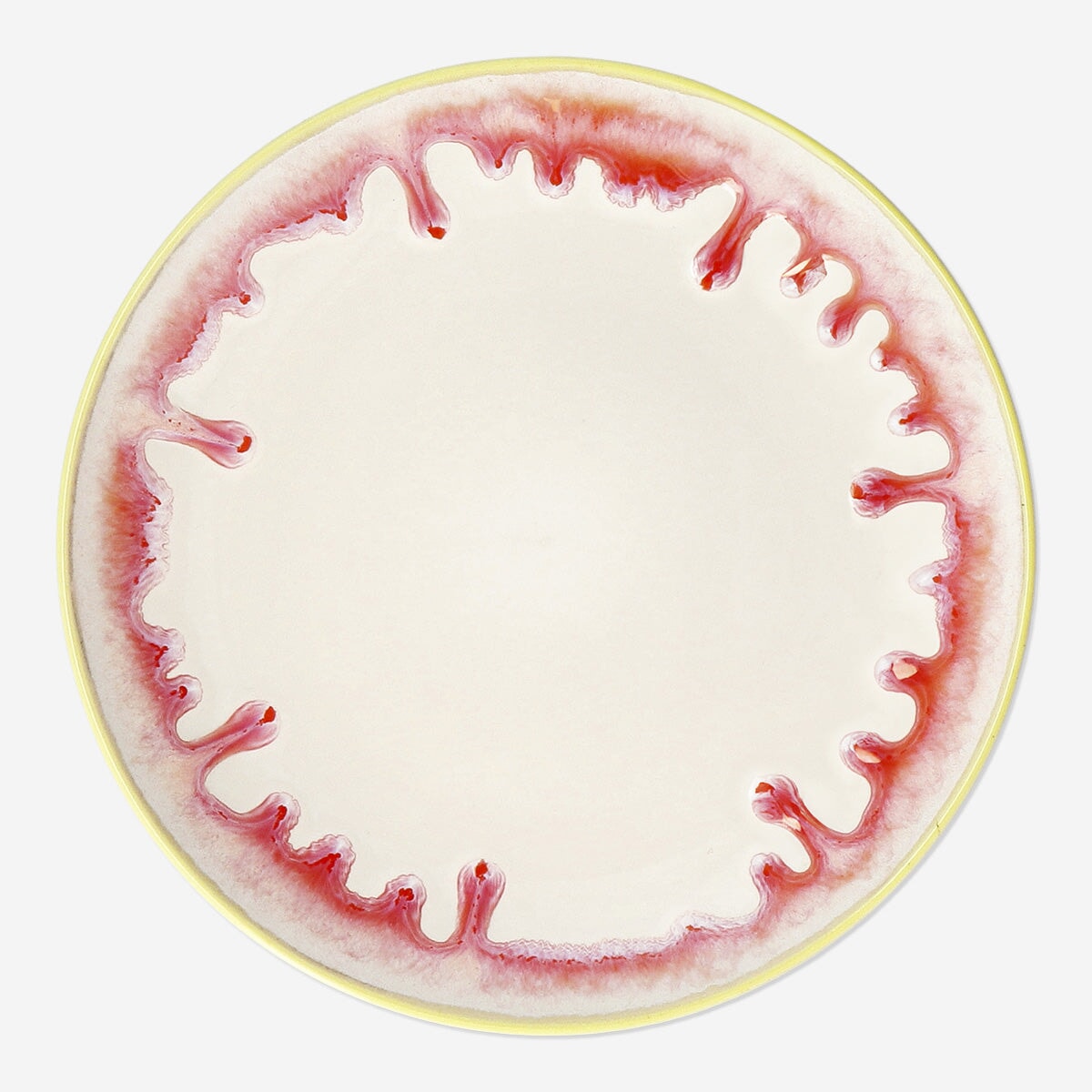 Plate with dripping glaze Kitchen Flying Tiger Copenhagen 
