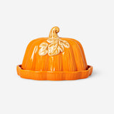 Flying Tiger Copenhagen pumpkin butter tray, 16 cm, kitchen accessory with a festive pumpkin design for serving or display.