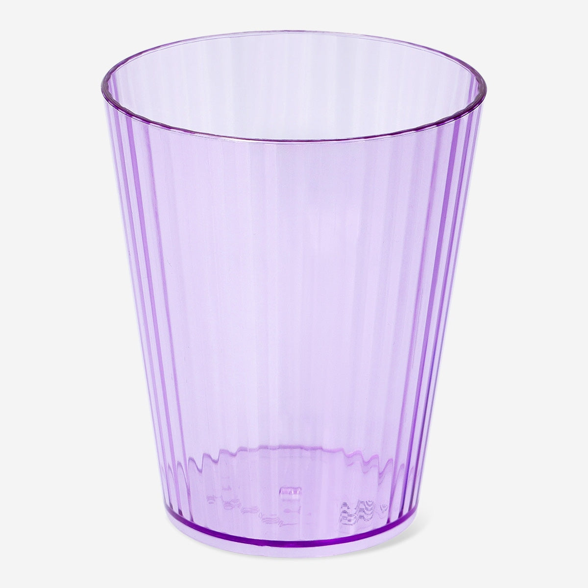 Violettes Kunststoff-Trinkglas