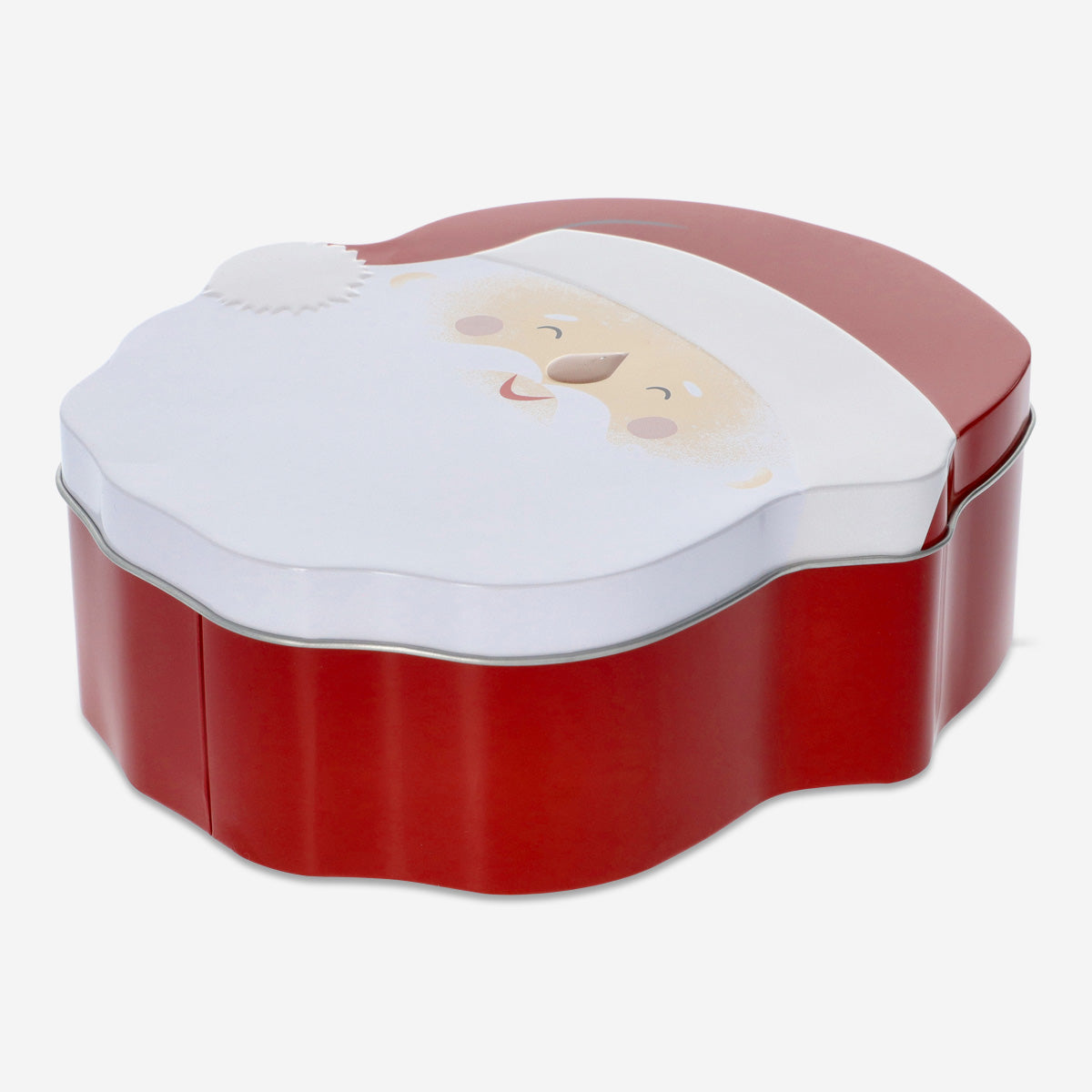 Tortiera con faccia da Babbo Natale - 18 cm