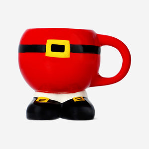 Flying Tiger Copenhagen Santa mug, 350 ml, kitchen ceramic cup featuring a festive Santa design, ideal for holiday beverages.