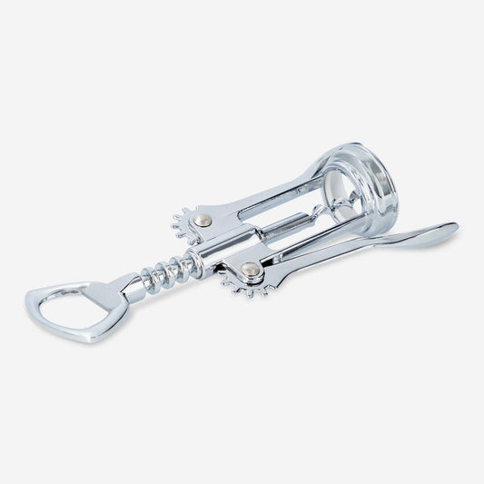 Silver wine opener