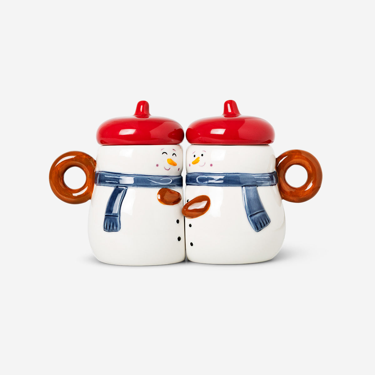 Snowman set of mugs- 2 pcs - Flying Tiger Copenhagen