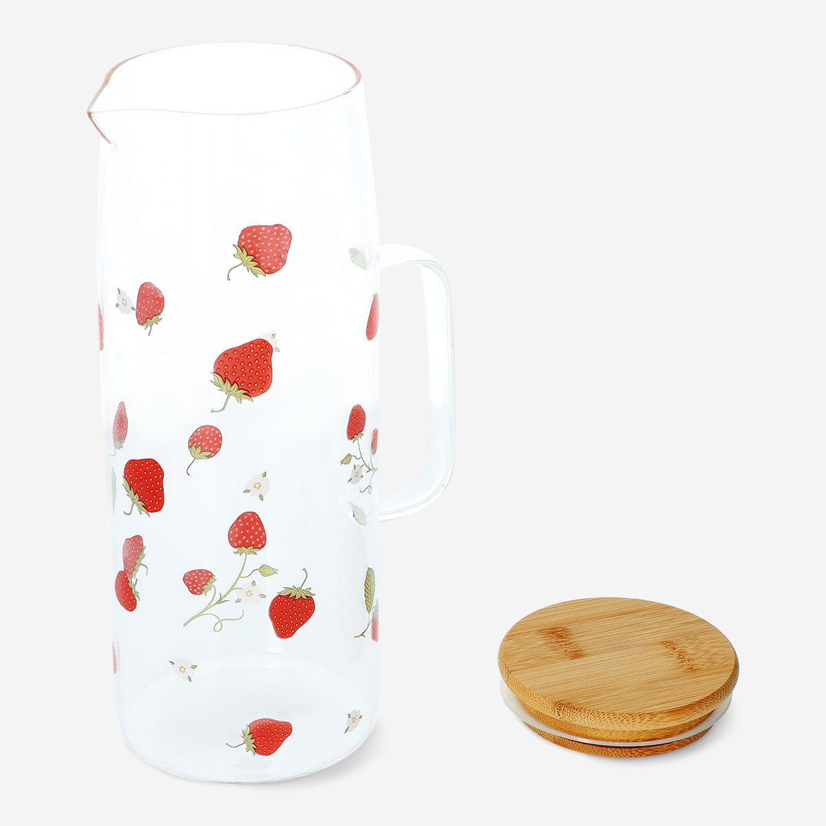 Strawberry jug. 1.4 l Kitchen Flying Tiger Copenhagen 