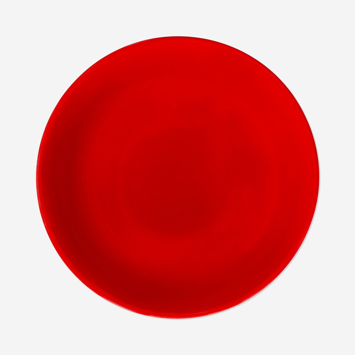 Stripy kitchen bowl with red interior from Flying Tiger Copenhagen, 14 cm diameter, featuring bold colorful stripes.