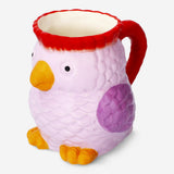 Tropical bird mug from Flying Tiger Copenhagen, 250 ml kitchen cup with colorful bird design and curved handle.