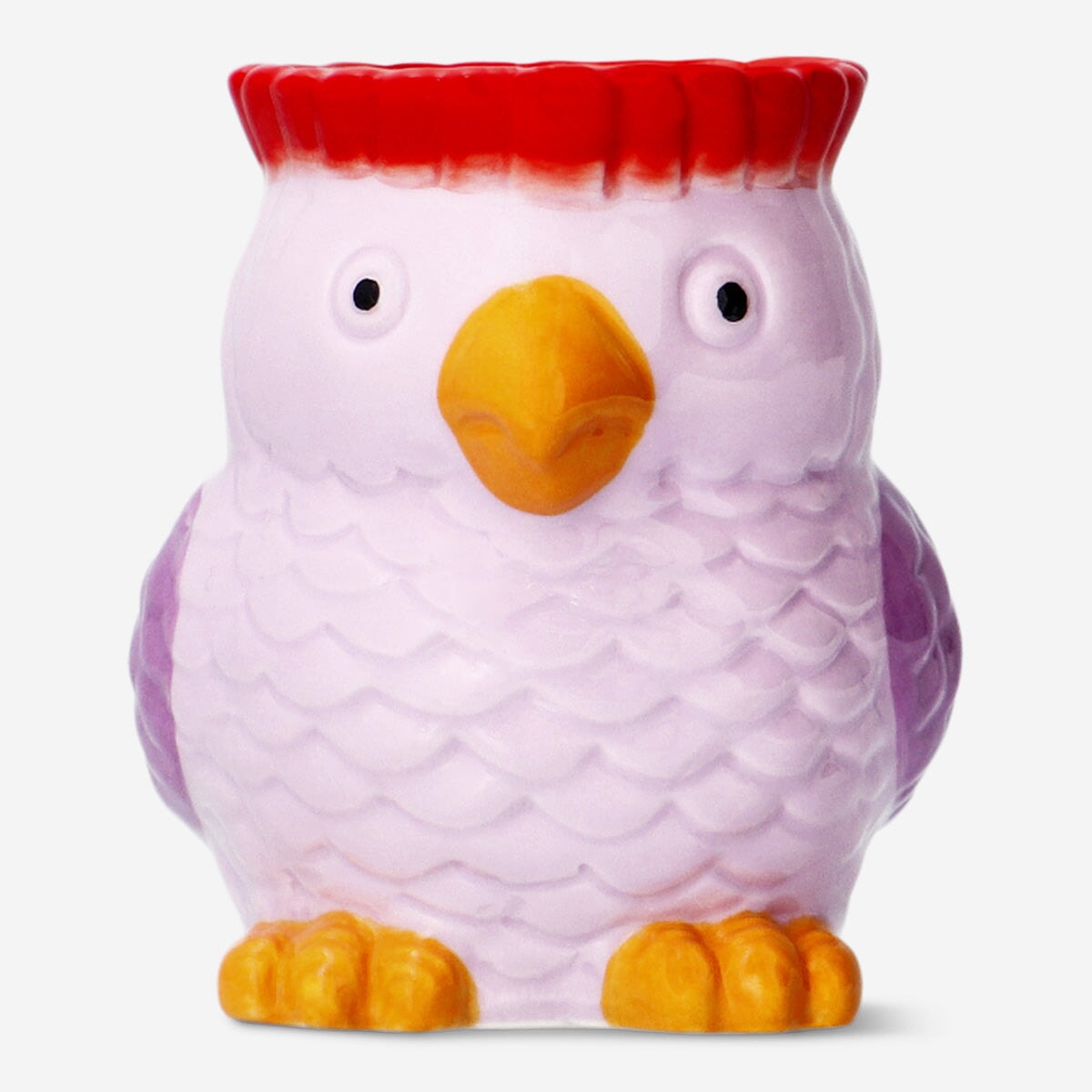 Tropical bird mug from Flying Tiger Copenhagen, 250 ml capacity, colorful bird design on ceramic kitchen drinkware.