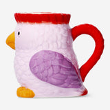 Tropical bird mug from Flying Tiger Copenhagen, 250 ml kitchen ceramic cup with colorful bird design, on a white background.