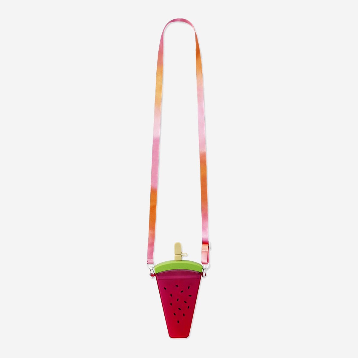 Watermelon shaped drinking bottle with carrying strap - 300 ml Kitchen Flying Tiger Copenhagen 