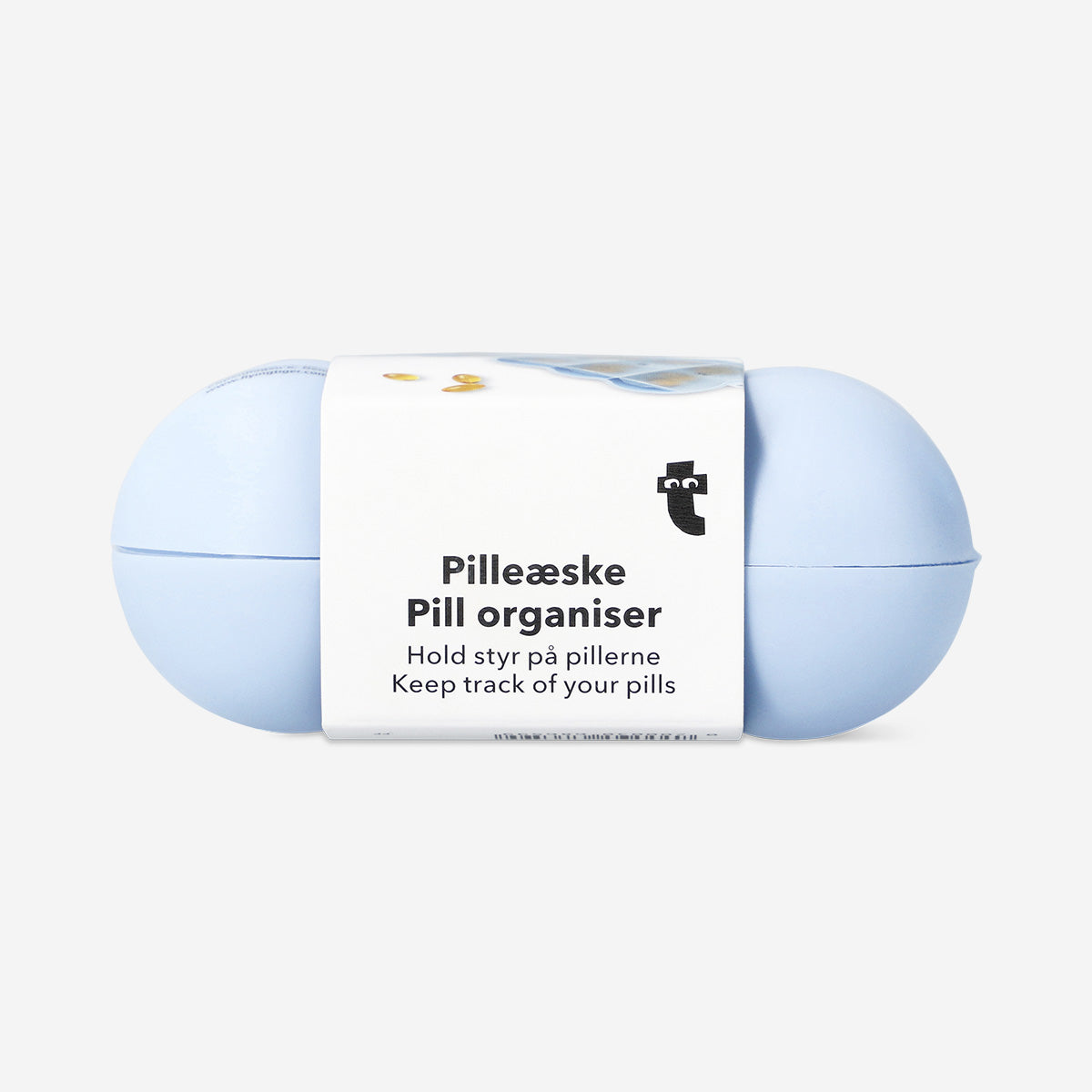 Blue bubble pill organiser