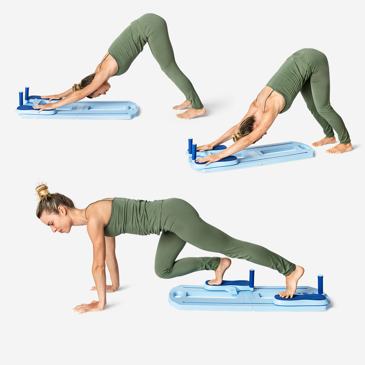Blue pilates board