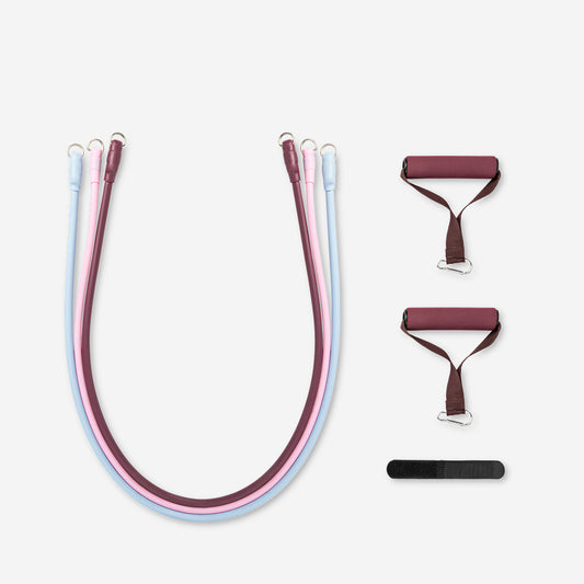 Exercise tube with adjustable resistance